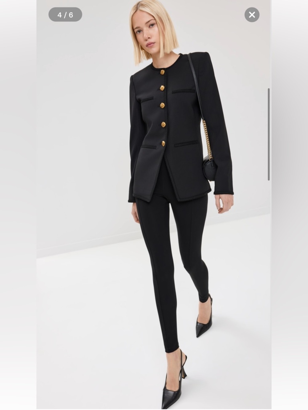 NWT Veronica Beard BLACK ALESSIA JACKET Size 8